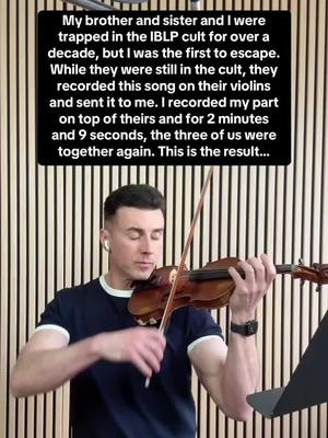 A post by @matthewandpaul on TikTok caption: 🌈🎻 #cultsurvivor 