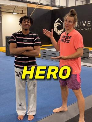 A post by @bob.reese on TikTok caption: Backflip Challenge With @Hero DW 😱 Location: @Motive Movement 
