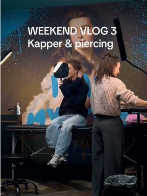A post by @ieresh on TikTok caption: LETSGO VLOG 3  🤟🤟🤟 lekker mn oor laten piercen + kappertjeerr #CapCut #vlog #amsterdam