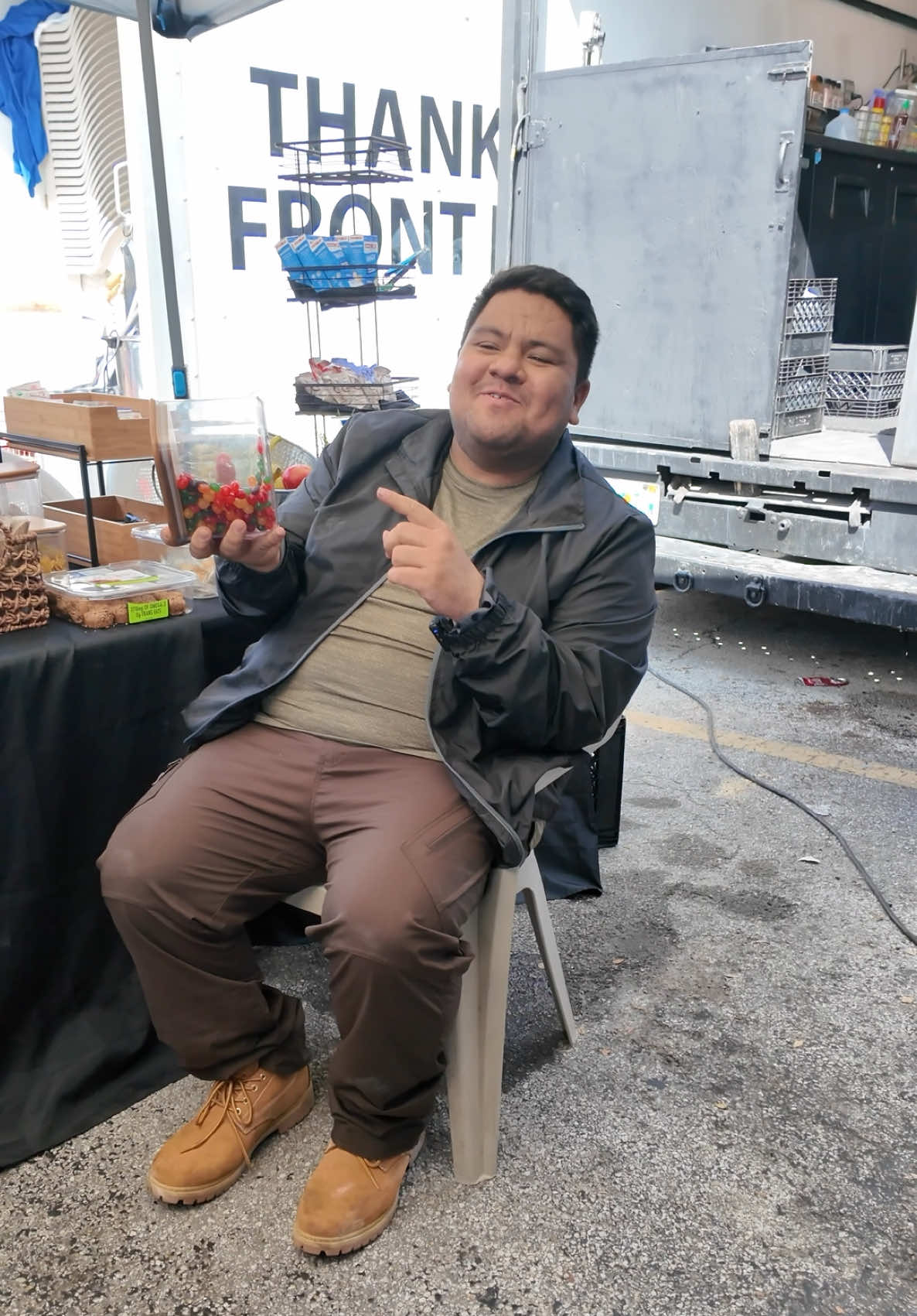 A post by @leogonzall on TikTok caption: Where's my coffee and where's my trailer @Cash App. Watch my new ad "Tips,” directed by Ramy Youssef. #CashAppPartner