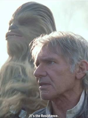 A post by @starwars on TikTok caption: help has arrived. Watch #TheForceAwakens streaming on @Disney+.