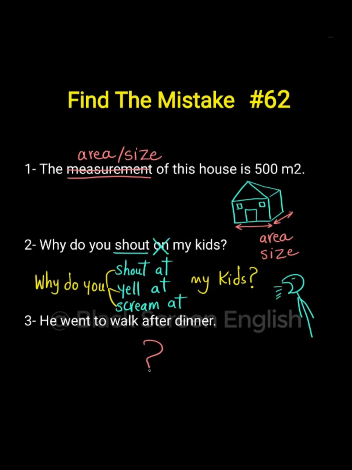 A post by @blackscreenenglish on TikTok caption: #foryou #learnenglish #learnontiktok #grammar #ielts #english #englishvocabulary #black_screen_english #prepositions