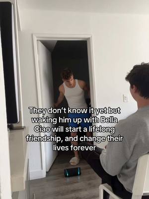 A post by @fabioandben on TikTok caption: A positive spin on this trend! #fyp #reaction #fabioandben 