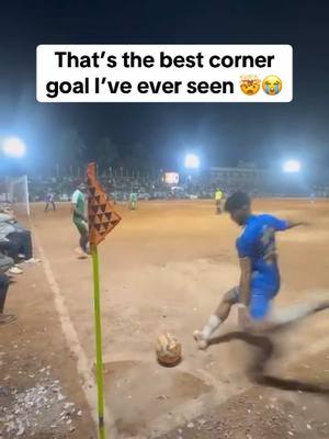 A post by @risingballers on TikTok caption: How did bro score from an out swinging corner 😭🔥 the crowd 🤣 (IG: shuhaid_77) #ballers #risingballers #goal #golazo #corner #funny #jokes #meme #footballfunny #fifa #fut #foryou #4u #goviral #him 