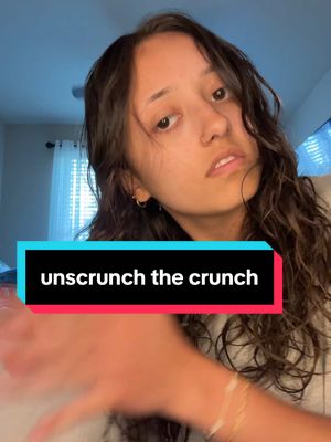 A post by @lex_0724 on TikTok caption: i guess it worked ?!  unscrunch the crunch