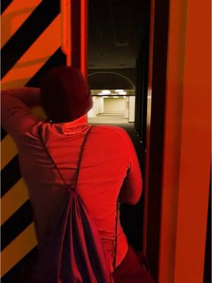 A post by @joshvfx on TikTok caption: TRAPPED IN THE BACKROOMS #backrooms #fyp #scary [Recovered Footage]