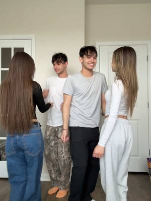 A post by @dobretwins on TikTok caption: We love this trend 