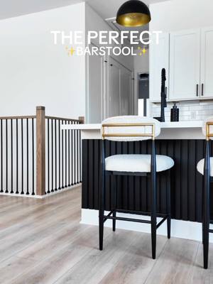 A post by @trutolyss on TikTok caption: Our first furniture find is officially in! ✨ The barstools have arrived, and I couldn’t be happier with how they fit the space and highlight this island paneling. When it comes to furnishing a home, I’m reminding myself that there’s no rush, every piece should feel intentional and add to the vision I have for my home AND if I don’t love it, I return it! What do you think of my pick?! Would you have gone for something similar, or do you have another style in mind? I love hearing y’all’s thoughts! 🖤 If you’re on the hunt for barstools, I’ve got you covered— these are linked in my @shopltk and I shared the dress link as well! 🖤 #wayfairfinds #barstools #fromhouse2homewithlyss #barstoolidea #modernminimalistliving #modernhomedecor #newhomefind
