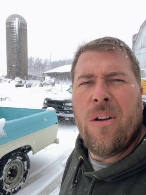 A post by @tractorguy2022 on TikTok caption: I dont like snow (i do)#tractorguy😜 