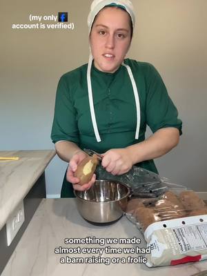 A post by @literallyjust_a_girl on TikTok caption: If you don’t have my Amish cookbook yet it’s on my website ➡️