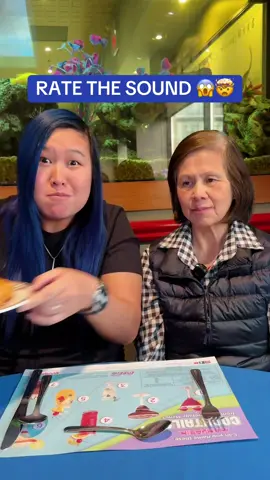 A post by @sophiakiddbeatz on TikTok caption: Rate the Sound with Mom at @Mandarin Restaurant 😱🔈 #EatMandarin #Mandarin #beatbox #comedy #prank #momreacts #fyp #foryou