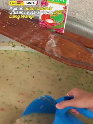A post by @utusantvofficial on TikTok caption: 20 MAC 25: Jangan lupa lepas Zohor, agihan bubur lambuk PERCUMA UtusanTV dengan kerjasama Kara serta IPD Dang Wangi. #beritaditiktok #fyp #trendingnewsmalaysia #petrongasul #kara #ipddangwangi #UtusanTV 