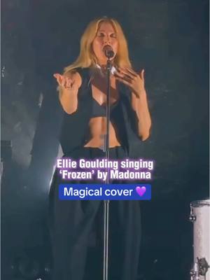 A post by @covernationofficial on TikTok caption: Still on repeat 🔥🔥@Ellie Goulding covering @madonna such a vibe! #WomenOfTikTok #livemusic #frozen  #cover #vocals #madonna #elliegoulding 
