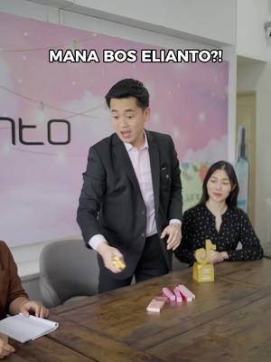 A post by @yang on TikTok caption: Mana bos Elianto? I nak harga ni! 😤 Masuk LIVE 20 March 8pm! #pinnyang #yangriangraya #elianto 