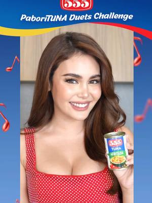 A post by @ivanaalawi on TikTok caption: Just Du Et! Maki-duet with me and Melai sa #555PaboriTUNADuets Challenge para may chance ka to win exciting prizes from  @555 Isdaliciouss 