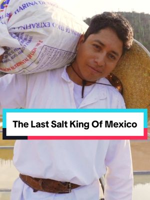 A post by @nasdaily on TikTok caption: The Last Salt King Of Mexico His job... might soon disappear forever. Because he's one of the last people in the world who still makes salt manually... using his hands and feet! You need to hear this story before the world forgets about him… and his job.
