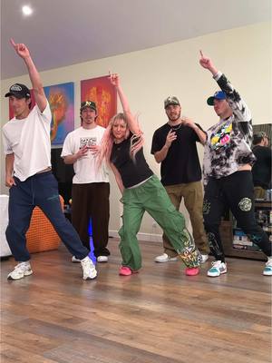 A post by @thewilliamsfam_ on TikTok caption: We said 🕺 With @Baiba Klints 🥳🔥