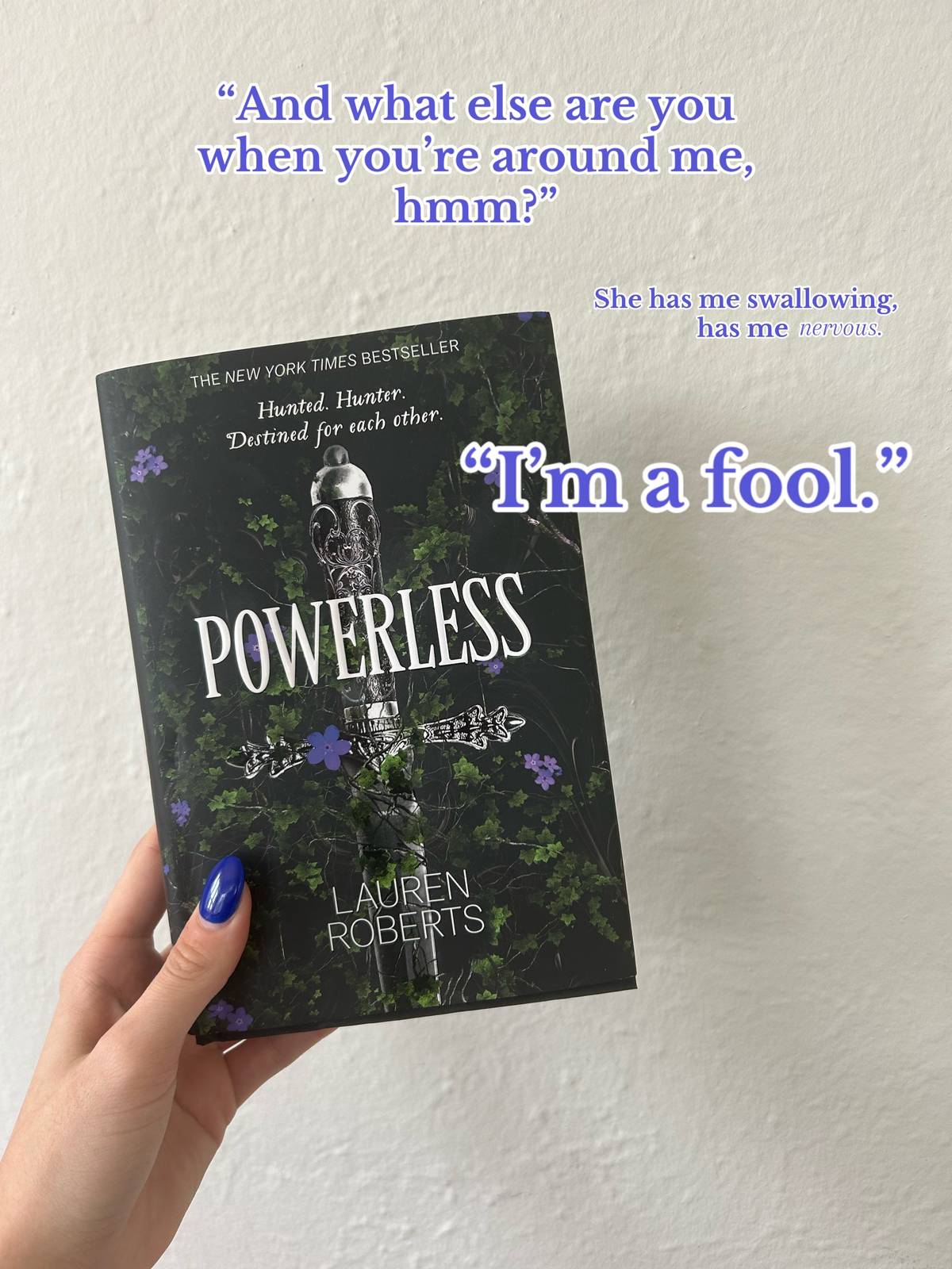 A post by @laurenrobertslibrary on TikTok caption: I’m so excited for you to read Fearless so soon! You can preorder now with the link in my bio! #powerlesslaurenroberts #bookish #BookTok 