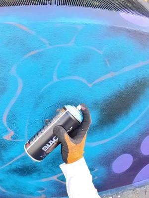 A post by @fatcapsprays on TikTok caption: Spray Painting On The Streets Of Paris! #streetart #spraypainting #spraypaint #art #painting