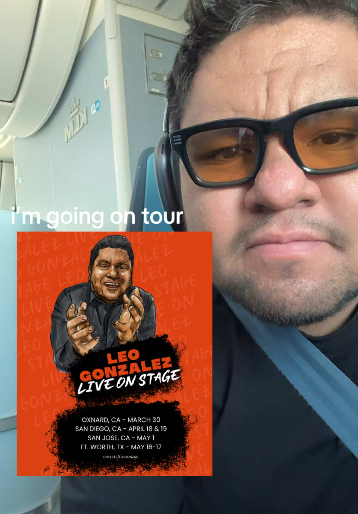 A post by @leogonzall on TikTok caption: come to a standup show only if u love me 