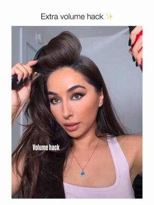 A post by @style on TikTok caption: Tag a friend 😍 @FRO💋 #hairhacks 