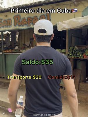 A post by @armando_netto on TikTok caption: Logo no primeiro dia já nos deparamos com a realidade de Cuba 🇨🇺 😞 #armandonetto 