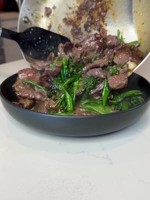 A post by @rappingchef on TikTok caption: BEEF N’ BROCCOLI 🥩🥦😂😂😂