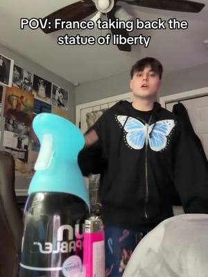 A post by @connorhessee on TikTok caption: and i hope france succeeds nothing liberty ab this country😭