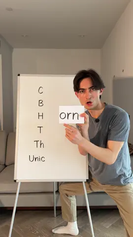 A post by @jayfujiwara on TikTok caption: English words ending in “orn”