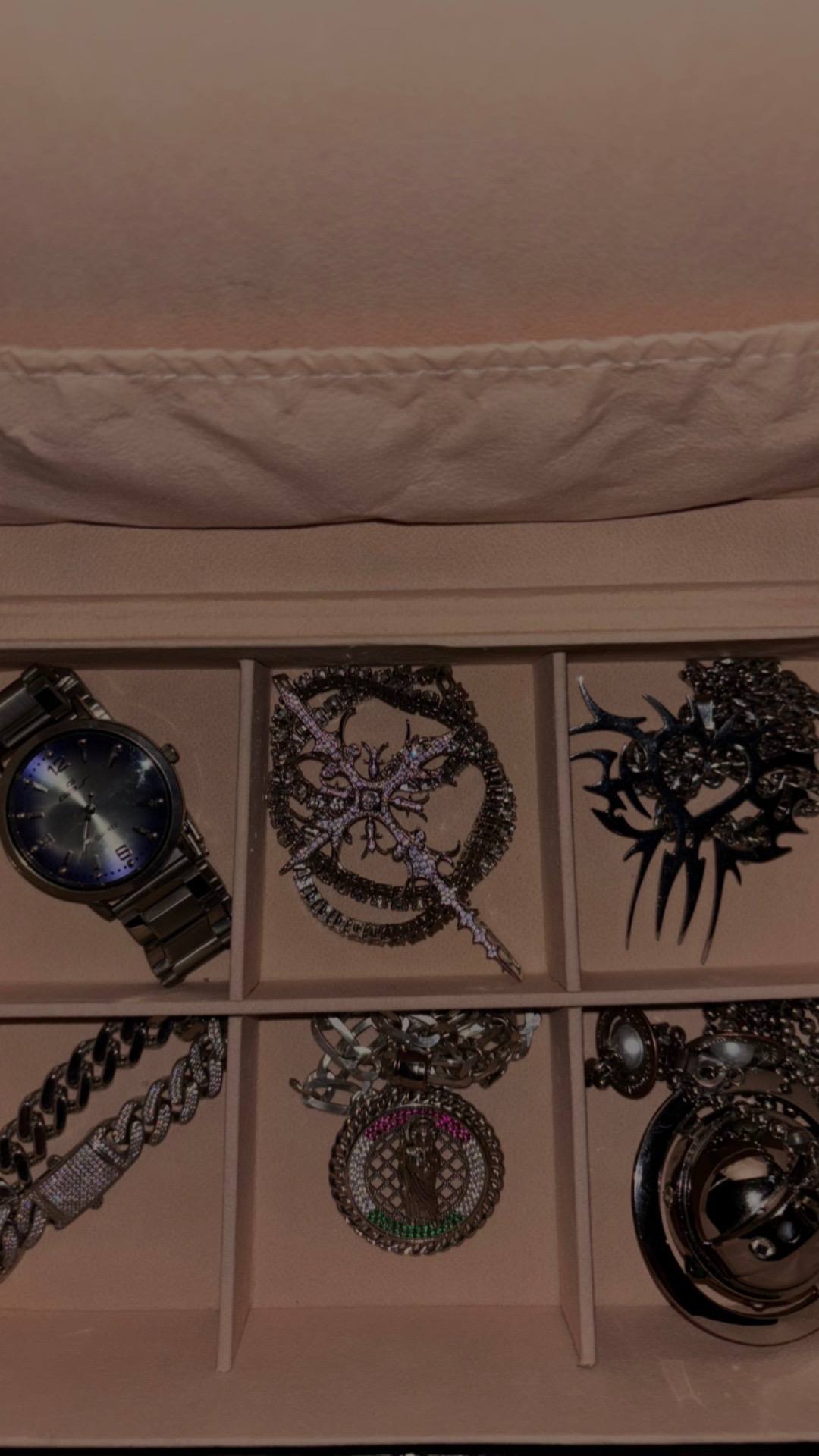 A post by @lov3strvck on TikTok caption: #slideshow #OOTD #fyp #jewelry #wockst★rz #viviennewestwood #trending #viral #snowstrippers 
