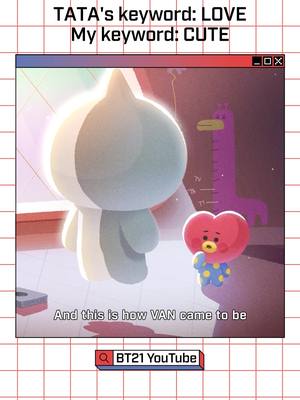 A post by @bt21_official on TikTok caption: What is your keyword, UNISTARS? ユニスターズのみんなのキーワードは？ 유니스타즈의 키워드는 뭐야? #BT21 #TATA #AllAboutBT21
