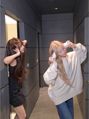 A post by @le_sserafim on TikTok caption: was #HONGEUNCHAE watchin' me? 👀 #LE_SSERAFIM #르세라핌 #KAZUHA #카즈하 #홍은채 