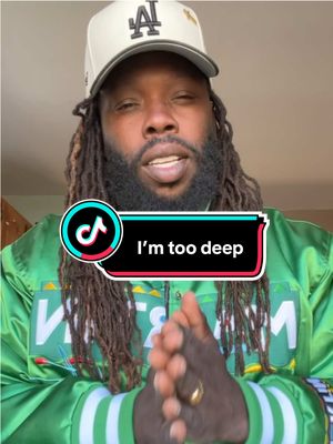 A post by @chazbruce0 on TikTok caption: If I’m too deep, just keep scrolling 