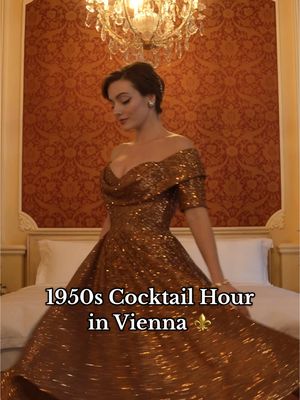 A post by @s.nova.vintage on TikTok caption: Getting ready for a cocktail hour in 1950s style in Vienna ⚜️ Dress: @Lena Hoschek #1950sdress #vintageglamour #vintageglam #1960s #1960sfashion #oldmoneystyle #vintagehair #1950sstyle #1950sfashion #retrohair #50sstyle #vintagehat #classichollywood #vintageblogger #truevintage #vintagemakeup #vintagevogue #fifties #fiftiesstyle #oldmoneyaesthetic #classystyle #elegantstyle #truevintageootd #vintagehollywood #vintageblog #diorcouture #40shair #retrohair #retrohairstyle 