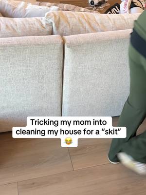 A post by @dominic on TikTok caption: It worked. My house is cleaned😂