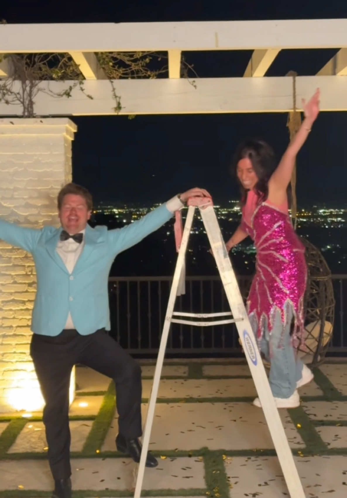 A post by @ladyefron on TikTok caption: Reminder that you’re never too old to put on a talent show with your friends