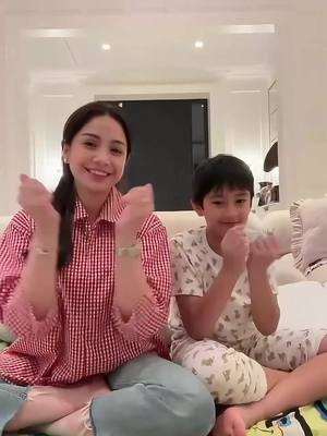 A post by @raffi_nagita on TikTok caption: Akhirnyaaaaa 😍 Si Velocity 😜 Ujunh”nya kabuuuur diaaaa 🫣