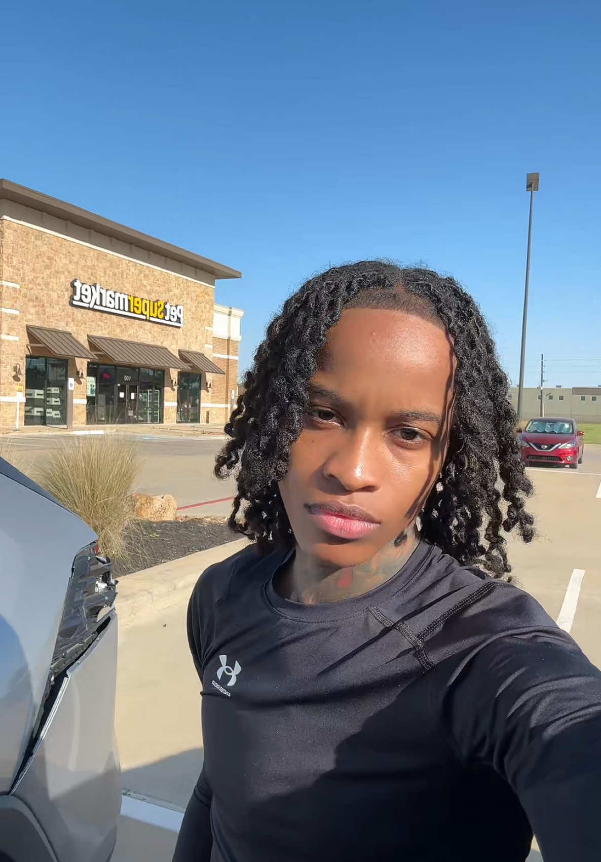 A post by @thelilperfect on TikTok caption: Before & After The Cut😬..Loc’s getting longgggg what y’all think? 