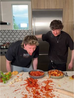 A post by @collinskey on TikTok caption: Making pasta from scratch #cooking 