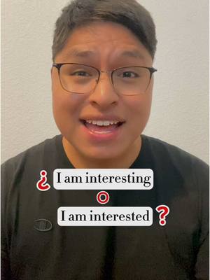 A post by @saviorenglish on TikTok caption: ¿Cuál es la diferencia en entre INTERESTING y INTERESTED en inglés? 🤯 #ingles #english #englishteacher #fyp #aprendeingles 