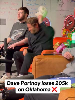 A post by @barstoolsports on TikTok caption: Dave Portnoy needed Oklahoma ❌ @Dave Portnoy #MarchMadness #mbb 
