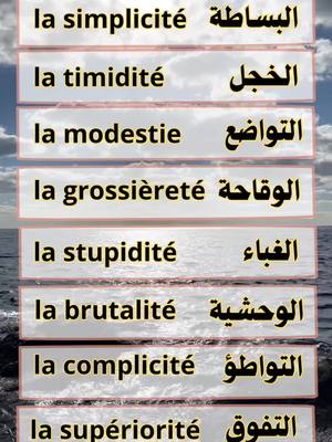 A post by @mi__i9 on TikTok caption: تعلم الفرنسية #تعلم_الفرنسية_للمبتدئين #تعلم_الفرنسية #الفرنسية #فرنسي #فرنسية #apprendrelefrançais #ApprendreLeFrançais #vocabulaire 