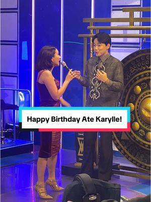 A post by @itsshowtimena on TikTok caption: What’s your birthday message for Ate @anakarylle? 🎂🥳 #itsshowtime #abscbn #karylle #ryanbang 
