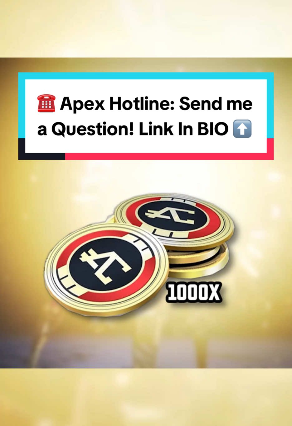 A post by @ketchupnewsapex on TikTok caption: Ask ME a Question and you might get 1,000 Apex Coins In Apex Legends Season 24 #ad #apex @Apex Legends 