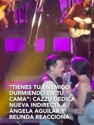 A post by @redunotv on TikTok caption: #Espectáculos I Cazzu acaba de estrenar ‘Con otra’, una canción que parece estar dirigida a Ángela Aguilar. Aunque la artista jujeña no menciona a Aguilar de manera explícita, el triángulo amoroso con Christian Nodal, que las une, quedó expuesto en las palabras de esta cumbia de despecho. ▶️ Más información en www.reduno.com.bo   #RedUno #RedUnoDigital #Notivisión #NTVInforma #Bolivia