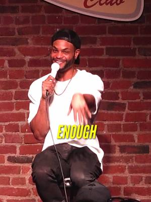 A post by @kingbach on TikTok caption: She wanted answers 🤣🤣 #standup #kingbach #drumarjohnson 