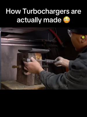A post by @howitsmadeactually on TikTok caption: That’s a satisfying process 😮 #howtotiktok #made #turbocharger #turbo #car #fyp #tik 