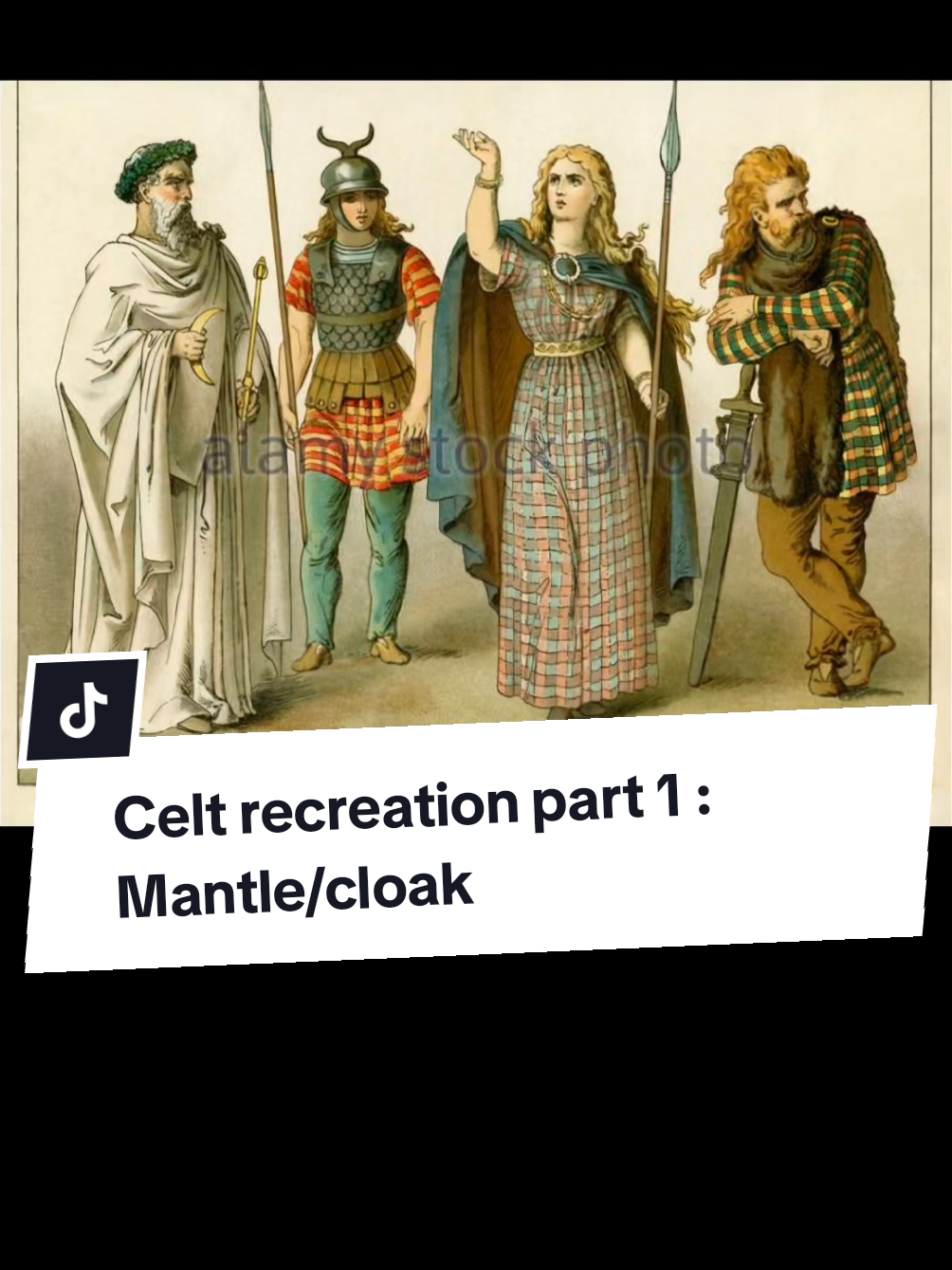 A post by @magpie6493 on TikTok caption: Starting my journey into making historical recreations with what should be a fun project. Research gets interesting for these guys so please be aware im doing the best i can with what has proven to be limmited information. Also that im not nessesarilly a professional lol. The health issues persist and so do I so I'll probably be working on some of my Danmei projects when I feel a bit better again.  Hope everyone has a good day esspecially with everything going on right now. #celt #celtic #wip #reenactment #history #historicalreenactment 