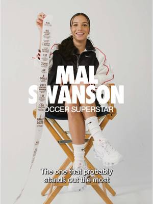 A post by @nike on TikTok caption: The harder the hustle, the longer the receipt. Mal Swanson did that. #Nike 