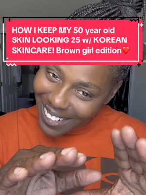 A post by @treeswalk on TikTok caption: I’M 50.. in 30 seconds, this is how I keep my skin looking young! Brown girl edition! I LOVE THIS BRAND!!!#SkinCare101 #skincareroutine #matureskin #skin #melanated #browngirl #medicube @Medicube Global 